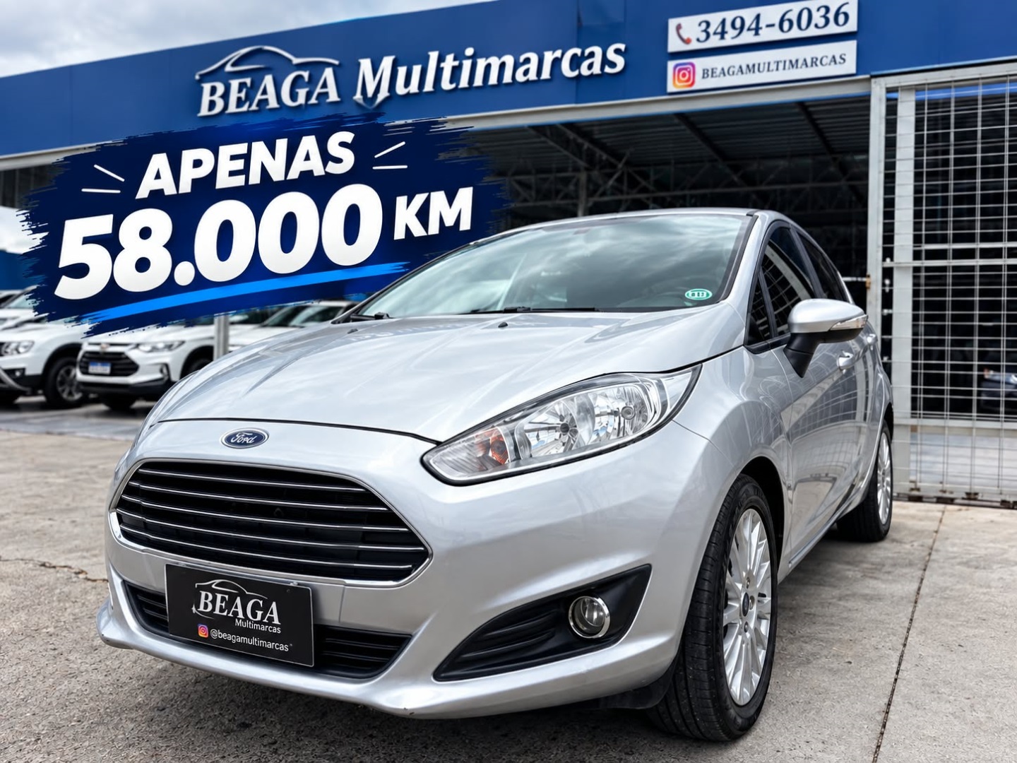 Ford Fiesta 2014/2015 na beága Multimarcas em Belo Horizonte