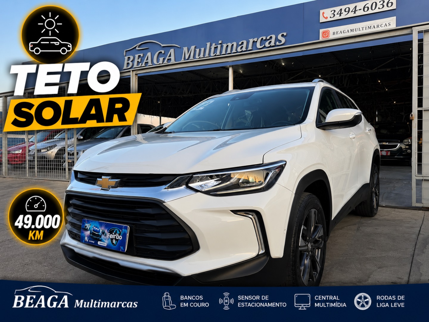 Chevrolet Tracker 2021/2022 na beága Multimarcas em Belo Horizonte